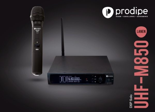 Micrófono Vocal Inalámbrico Prodipe UHF M850 DSP Solo