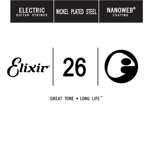 Elixir 15226 Cuerda Guitarra Eléctrica 0.26