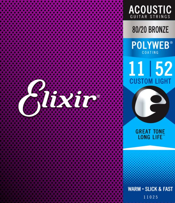 Elixir 11025 Cuerdas Guitarra Acústica