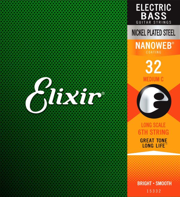 Elixir 15332 Cuerda Bajo Medium C