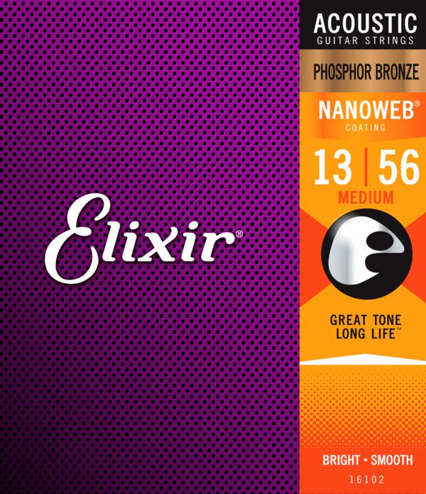 Elixir 16102 Cuerdas Guitarra Acústica