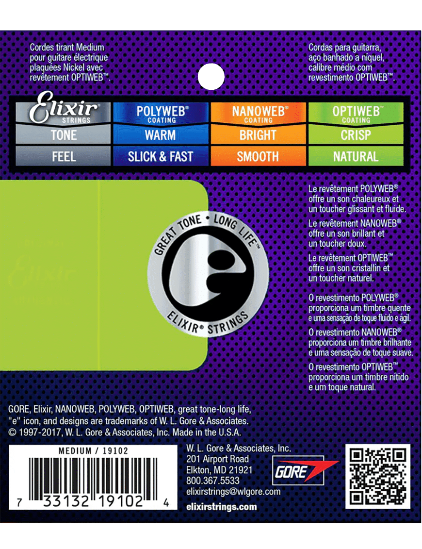Elixir 19102 Cuerdas Guitarra Eléctrica - Imagen 2