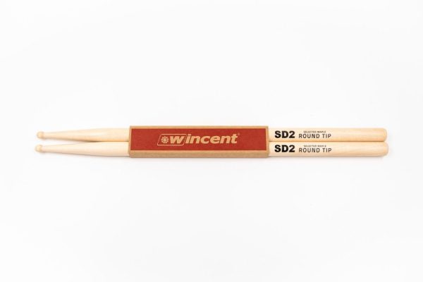 Baqueta Wincent Maple Punta Redonda SD2