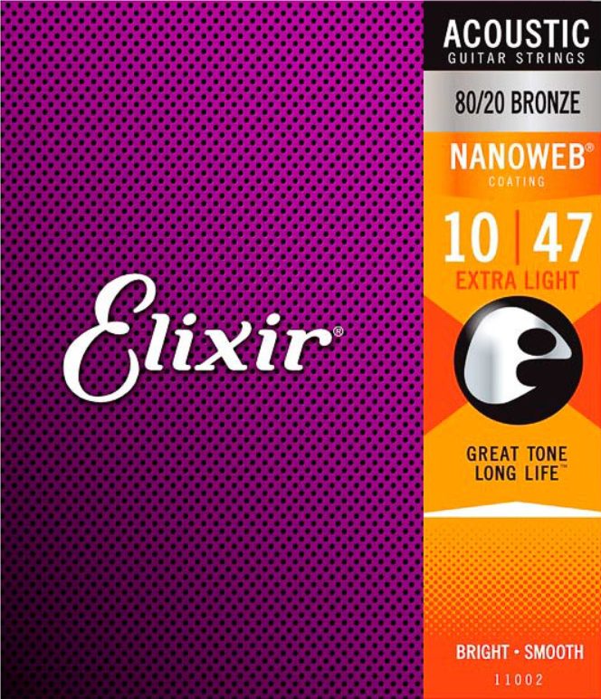 Elixir 11002 Cuerdas Guitarra Acústica