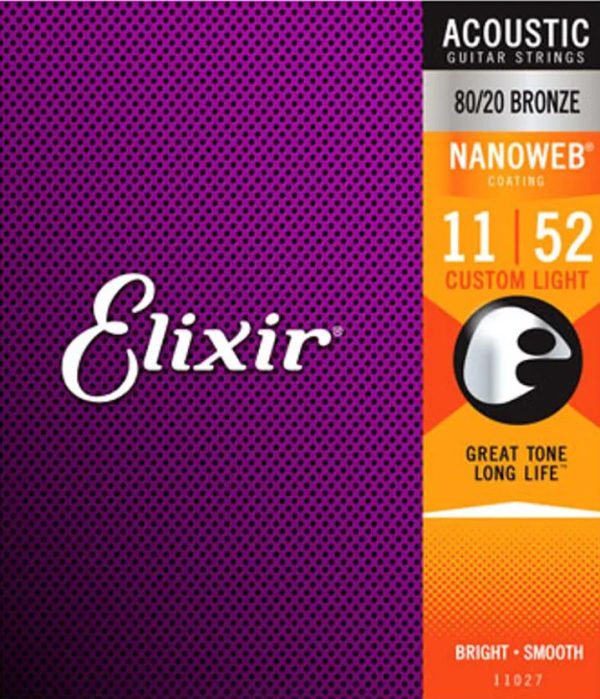 Elixir 11027 Cuerdas Guitarra Acústica