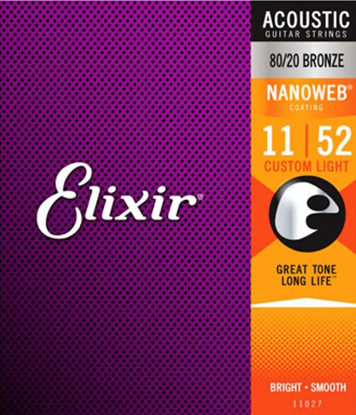Elixir 11027 Cuerdas Guitarra Acústica