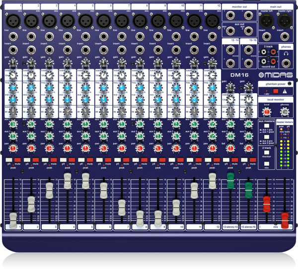 Consola Análoga Midas DM16