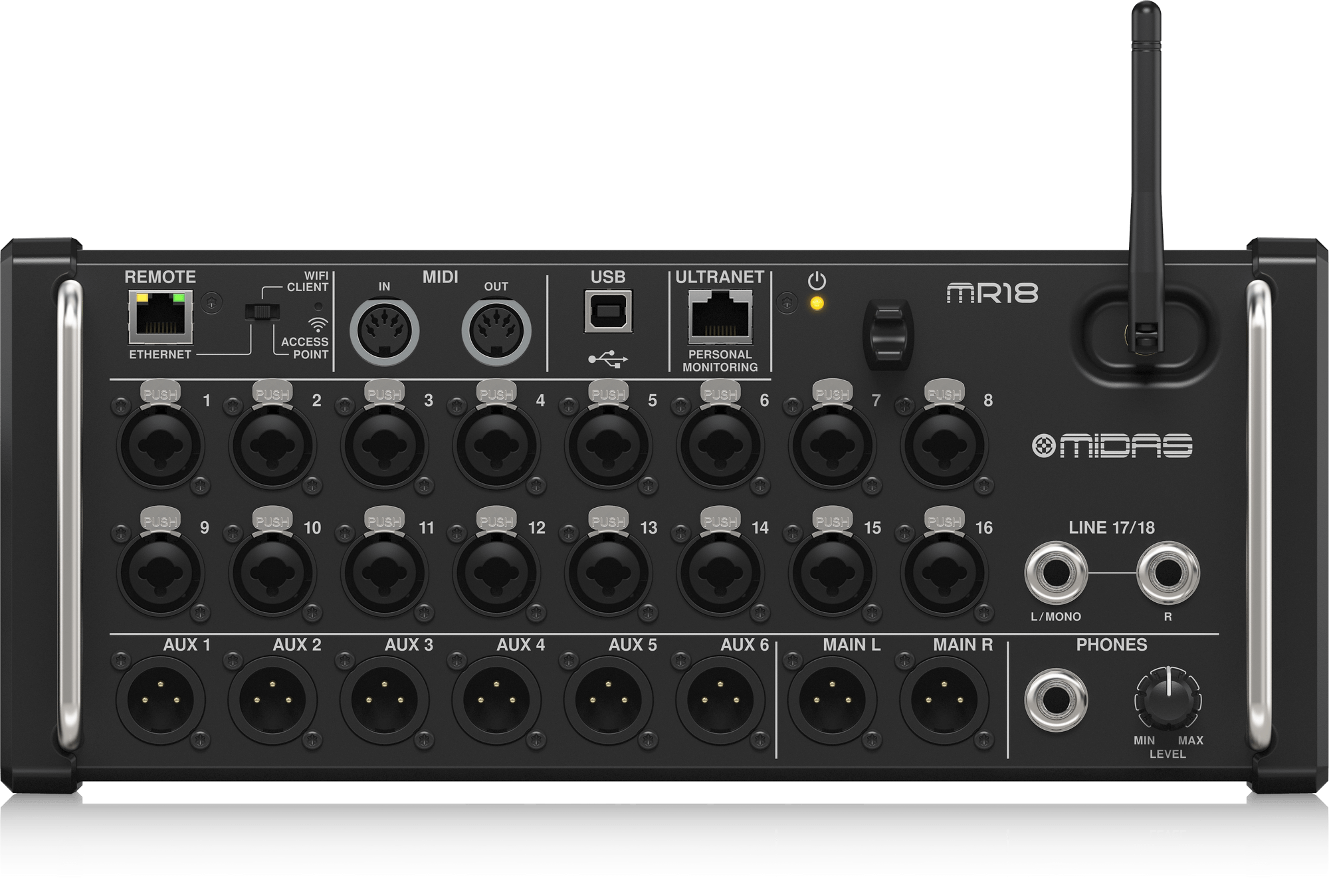 Consola Digital Midas MR18