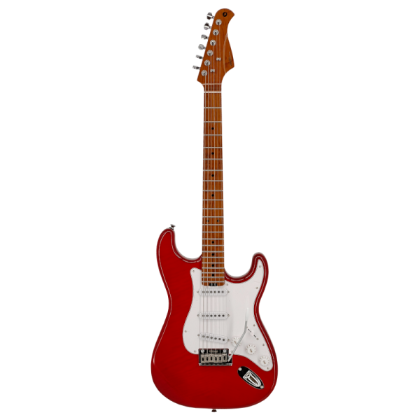 Guitarra Eléctrica Prodipe Origin Design ST Rojo Borgoña (Made in France)
