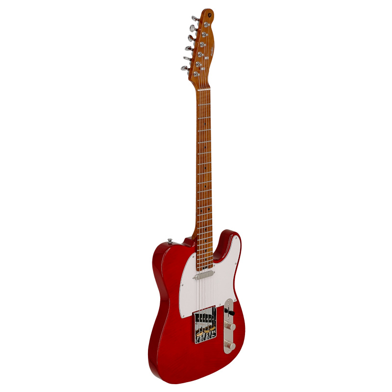 Guitarra Eléctrica Prodipe Origin Design TC Rojo Borgoña (Made in France) - Imagen 2