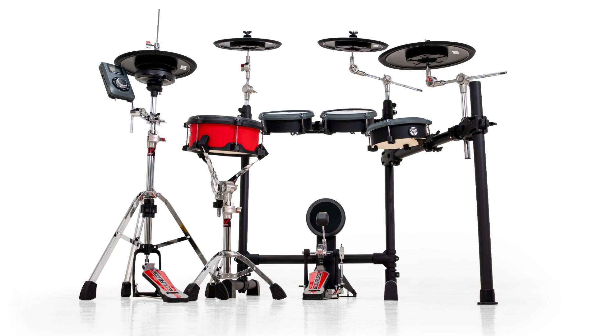 PREVENTA Batería Electrónica E-Force EF2 V4 (Black Satin and Red Satin Snare)