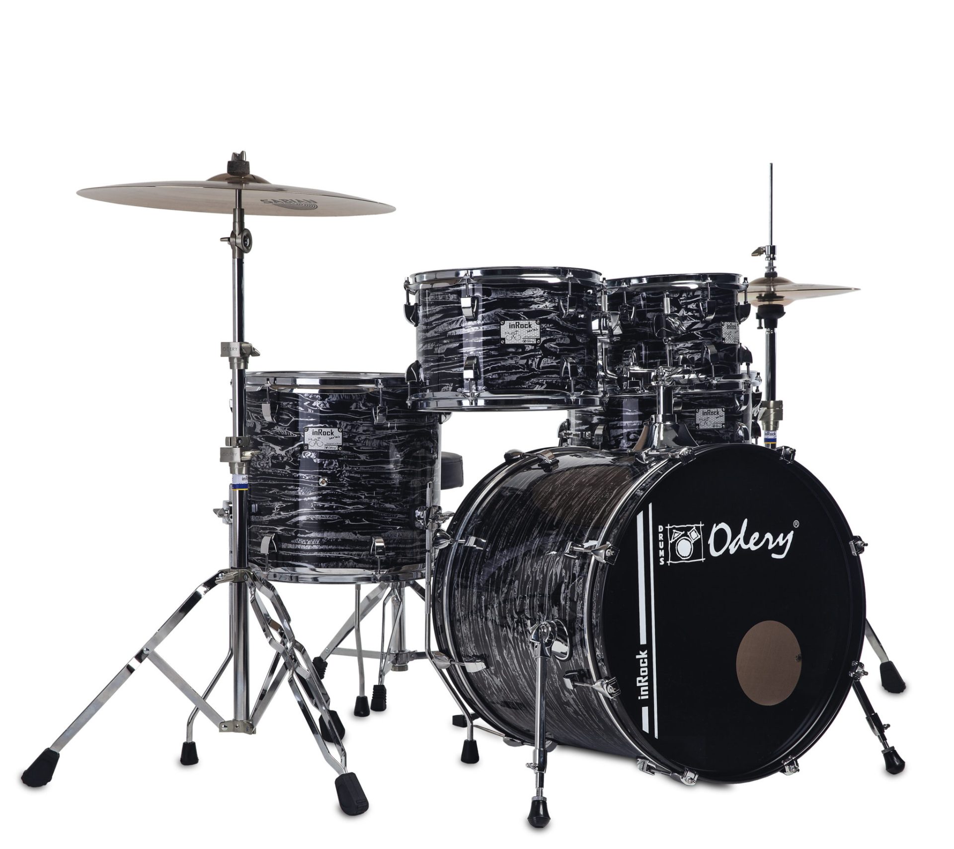 PREVENTA Batería Acústica Odery inRock Dark Tiger (Bombo 22")