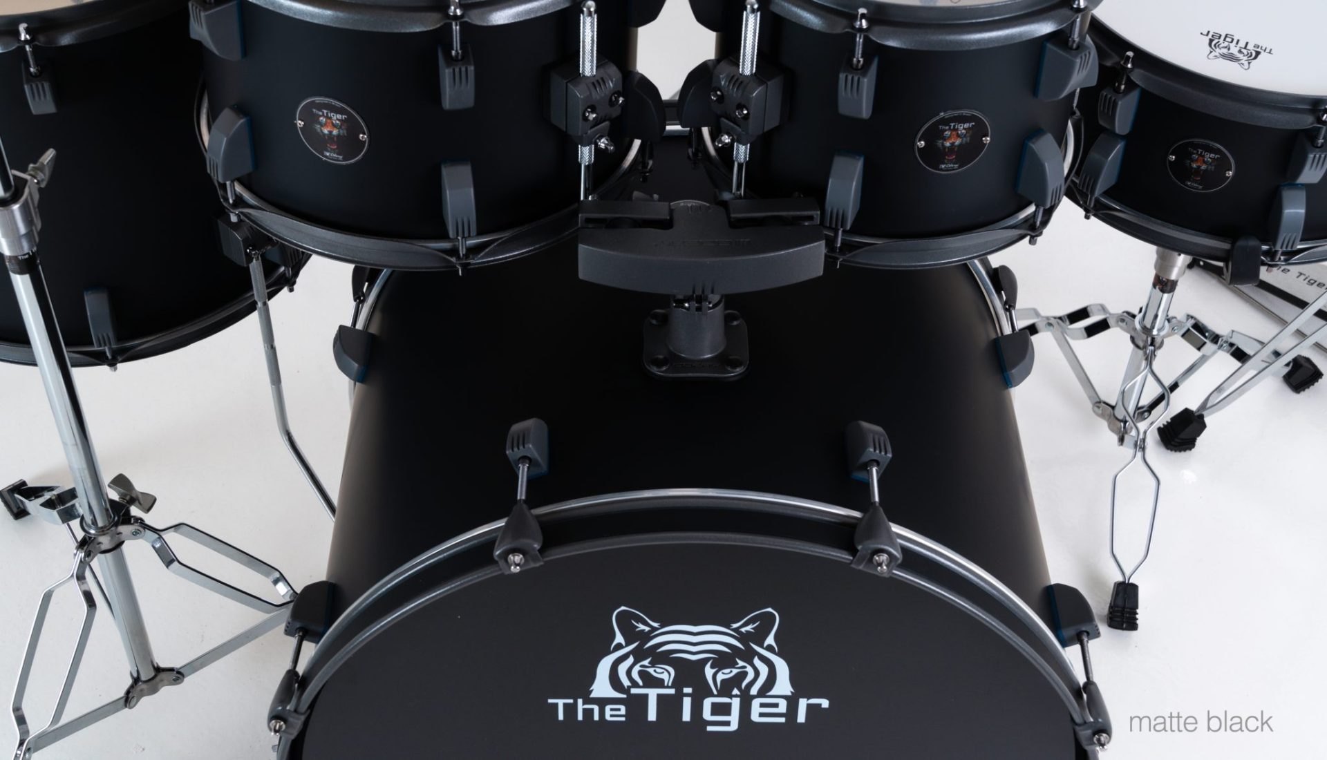 PREVENTA Batería Acústica Odery The Tiger (Negro Matte) - Imagen 2